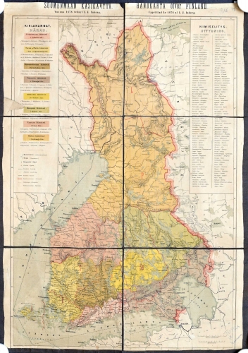 Inberg, I.J. Suomenmaan käsikartta