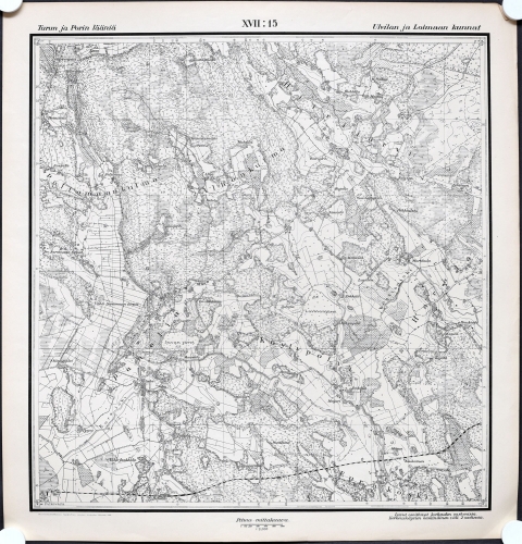 Kiukainen (Topografinen kartta 1:21.000 nro XVII/15)